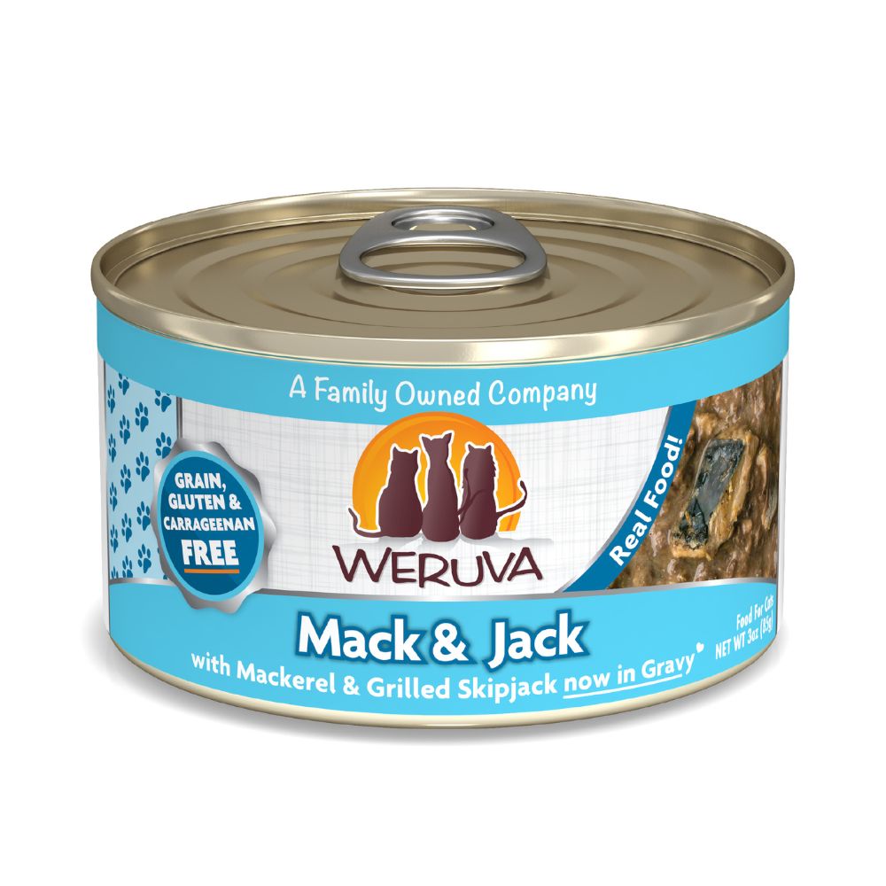 Weruva Wet Cat Food - Mack & Jack with Mackerel & Skipjack-Case of 24