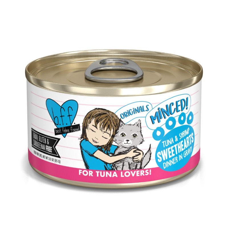 Weruva BFF Wet Cat Food - Tuna & Shrimp Sweethearts Recipe-Case of 24