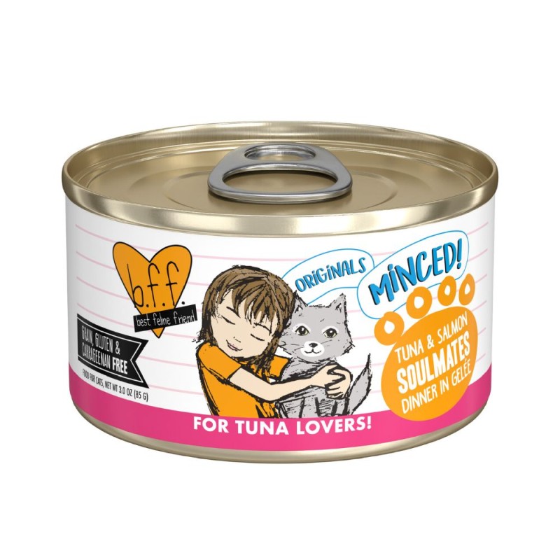 Weruva BFF Wet Cat Food - Tuna & Salmon Soulmates Recipe-Case of 24