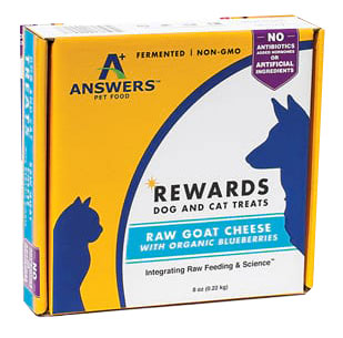 Answers Treat - Raw Goat Milk Cheese Blueberry