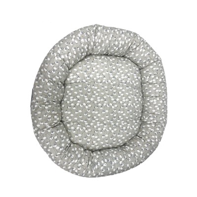 Mississippi Made Donut Dog Bed - Cottonbelt Gray