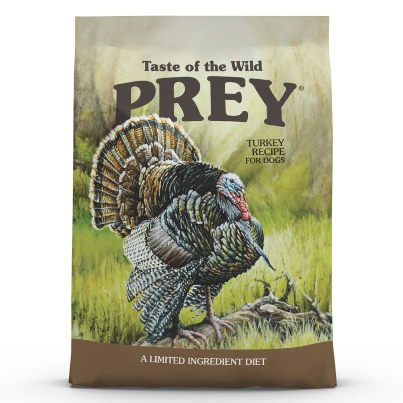 Taste of the Wild PREY Dry Dog Food - High Protein & Limited Ingredient Diet - Turkey Recipe