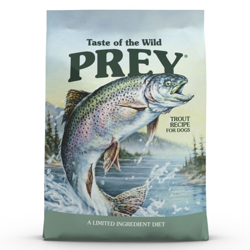 Taste of the Wild PREY Dry Dog Food - High Protein & Limited Ingredient Diet - Trout Recipe