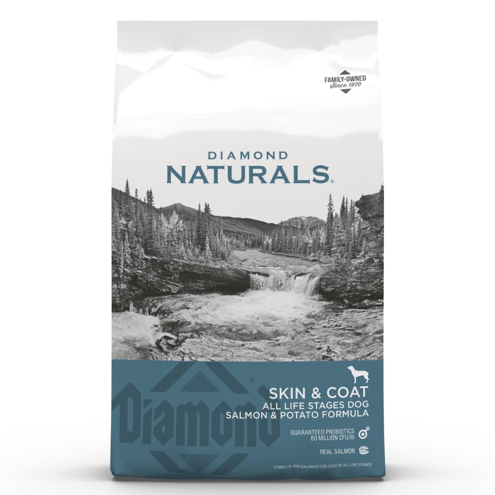 Diamond Naturals Skin & Coat All Life Stages Dry Dog Food - Salmon & Potato Formula