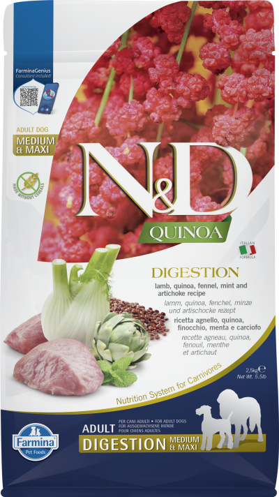 Farmina N&D Quinoa Dry Dog Food - Digestion Lamb