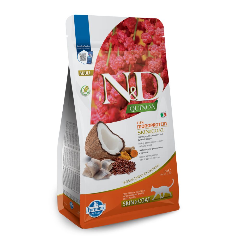 Farmina - Dry Cat Food - Skin & Coat Herring
