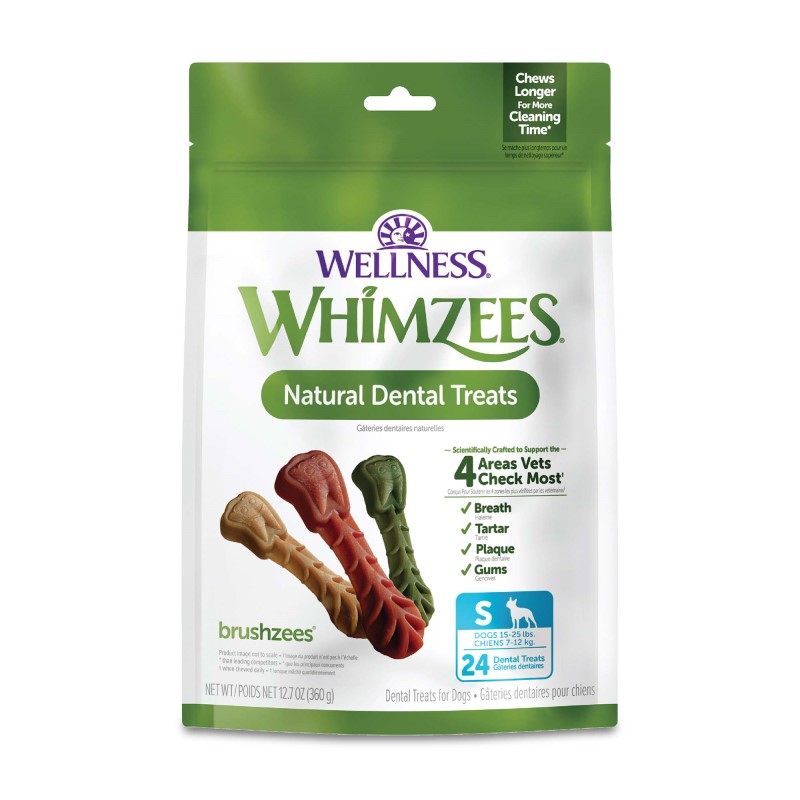 WHIMZEES - Dog Dental Treat - Brushzees Natural Grain Free Dental Chews