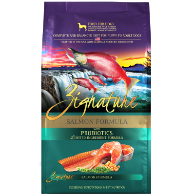 Zignature Dry Dog Food - Grain Free Limited Ingredient with Probiotics - Salmon Formula
