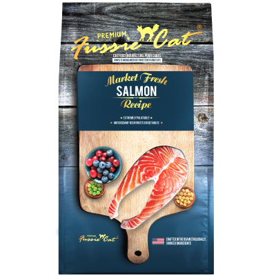 Fussie Cat Dry Cat Food - Market Fresh Salmon Recipe Grain Free