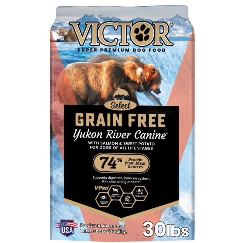 VICTOR Select Dry Dog Food - Complete & Balanced Nutrition for All Life Stages - Grain Free Yukon River Canine