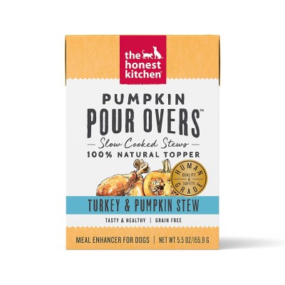 The Honest Kitchen Bone Broth POUR OVERS™ Turkey & Pumpkin Stew-Case of 12
