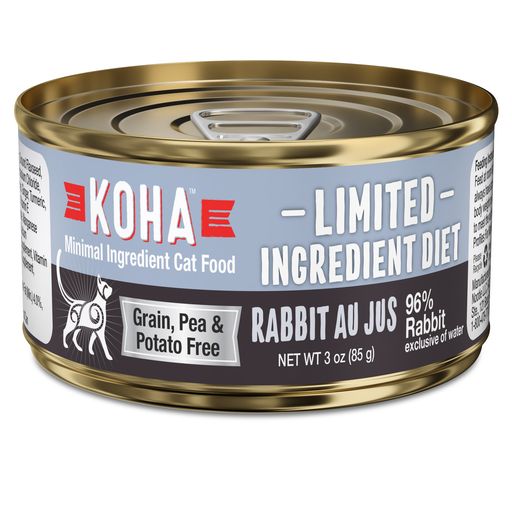 Rawz 96% Rabbit & Pumpkin Pate Cat Food 24/5.5 Oz Cans