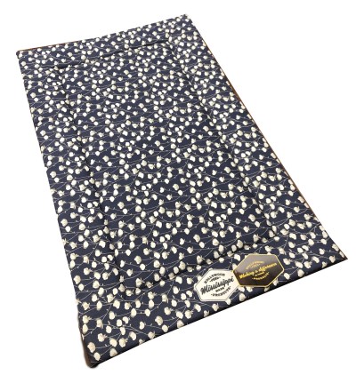 Mississippi Made Snoozepad Dog Crate Mat - Cottonbelt Navy