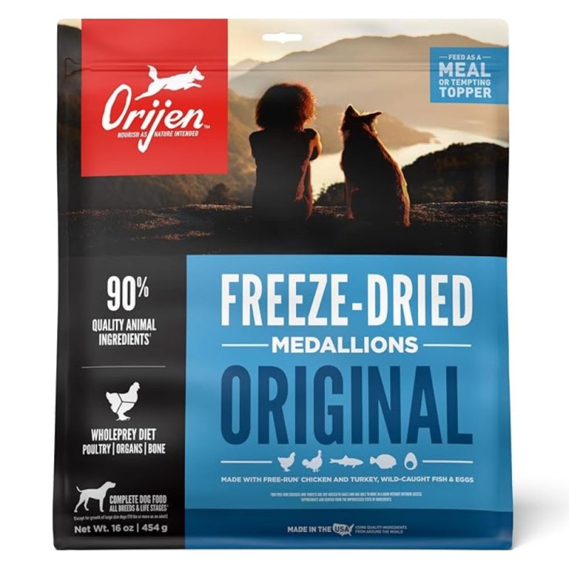 Freeze Dried Medallions Dog Food - High Protein & Nutrient Rich Raw Animal Ingredients