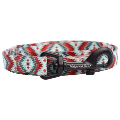 Nylon Dog Leash - Southwest Red