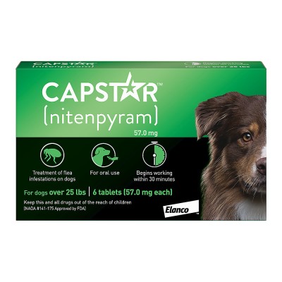 CAPSTAR Oral Flea Treatment - Dog 25.1-125 lbs