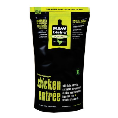 Raw Bistro Frozen Dog Food - Chicken Patties