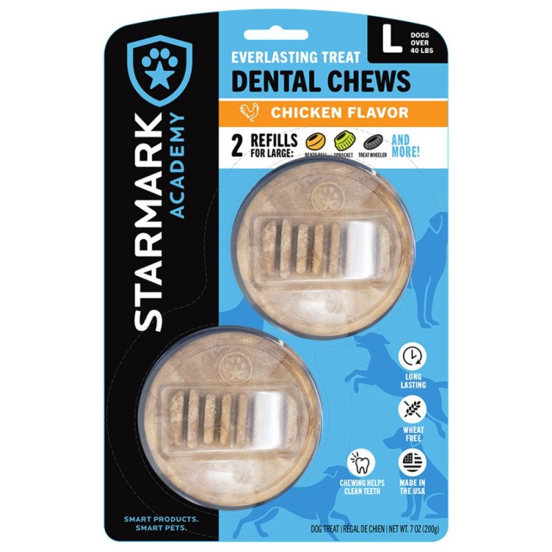 Starmark Everlasting Dental Treat - Long Lasting Dog Chew - Chicken Flavor