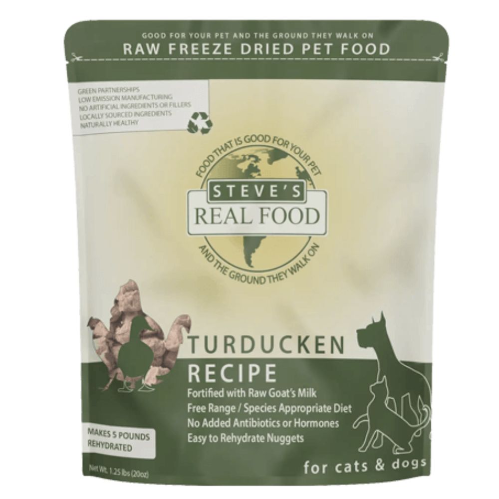 Steve's Real Food Freeze Dried Dog Food - Turdunken Nuggets