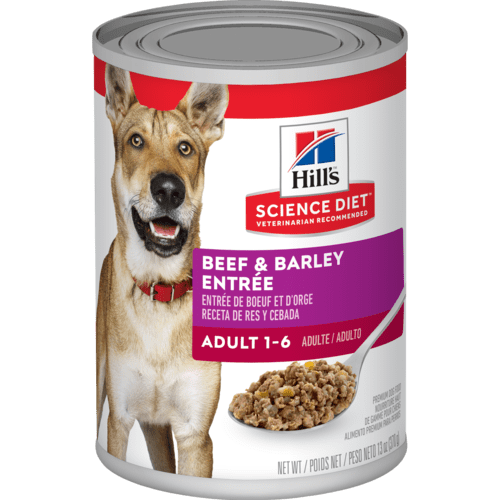 Science Diet Wet Dog Food - Adult Beef & Barley Entree-Case of 12