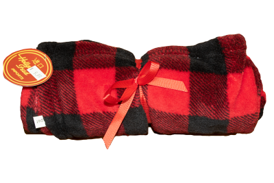 Blanket - Red & Black Plaid