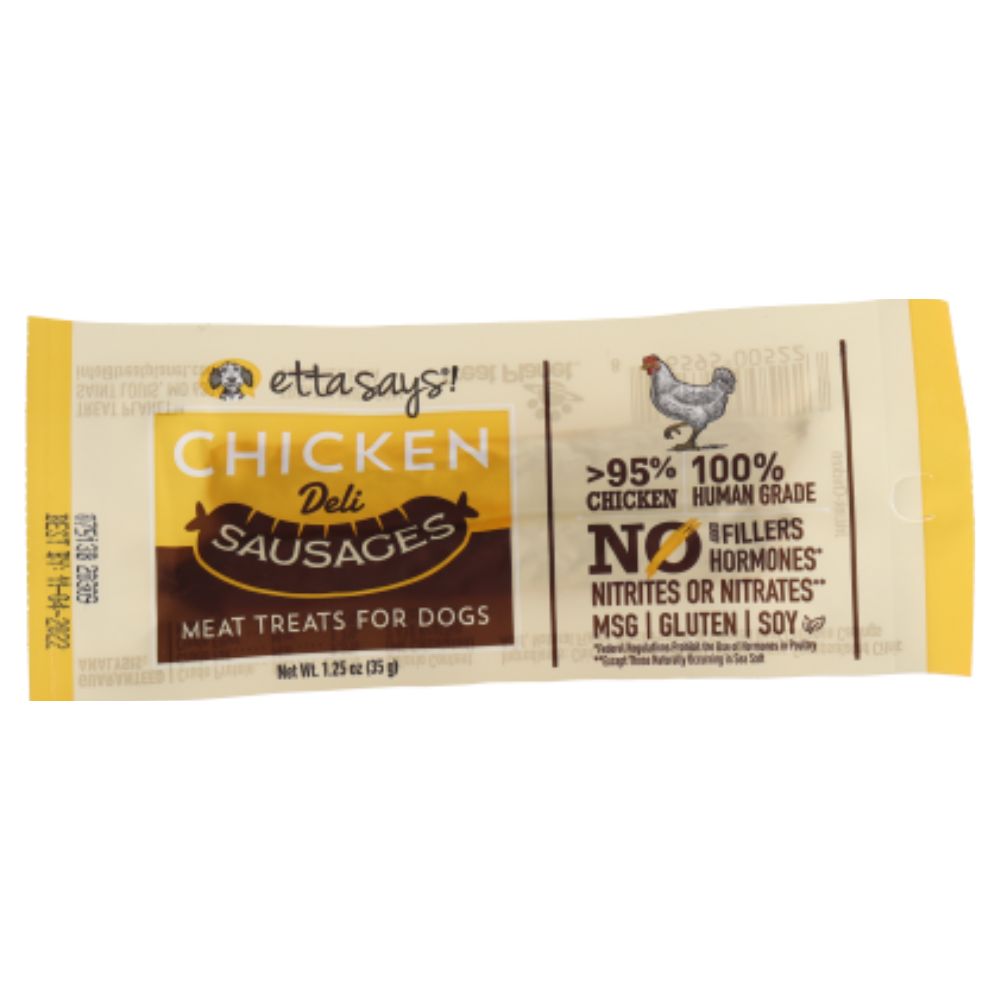 Etta Says! Dog Treat - Chicken Sausage Link