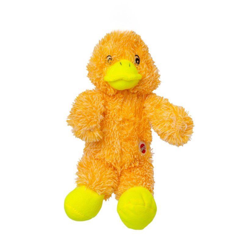 Spot Fuzzy Duck Plush Dog Toy - Soft Squeaky Plush for Interactive Play & Cuddles - Assorted