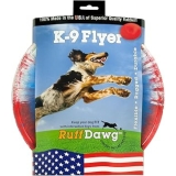 Ruff Dawg Durable Retrieving Dog Toy Rubber Flying Disc For Catch &