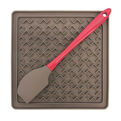 Messy Mutts Licking Mat with Spatula