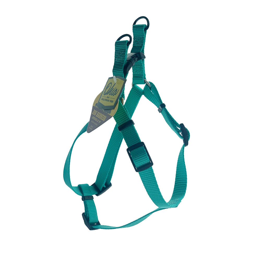 Ohio Made Nylon Dog Harness - Teal