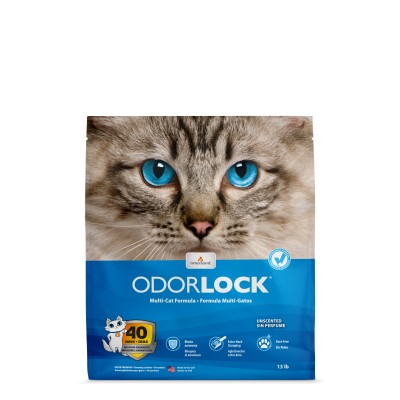 OdorLock Premium Clumping Clay Litter - Multi Cat Formula - Unscented