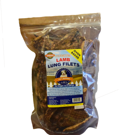 Lennox - Dog Treat -  Lamb Lung Filets
