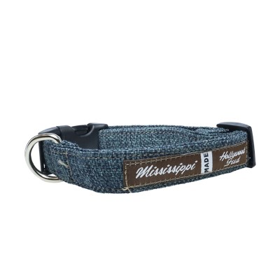 Mississippi Made Dog Collar - Denim
