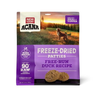ACANA Dog Food - Freeze-Dried Patties - Duck
