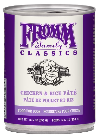 Fromm Classic Wet Dog Food - Chicken & Rice Pâté-Case Of 12