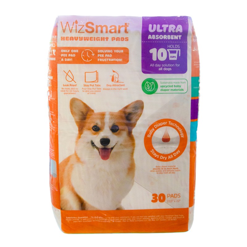 WizSmart Training Pads - All Day Dry 8 Cup Ultra