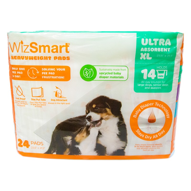 WizSmart Training Pads - All Day Dry 8 Cup Ultra XL