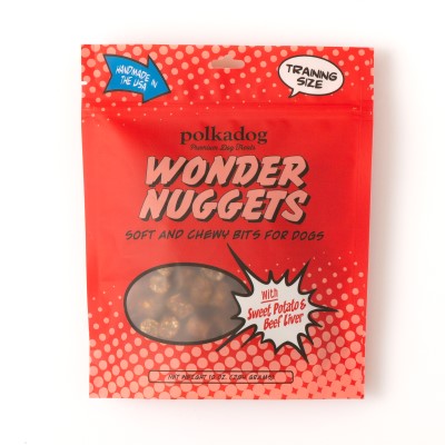 Polkadog Dog Treats - Wonder Nuggets - Sweet Potato & Beef