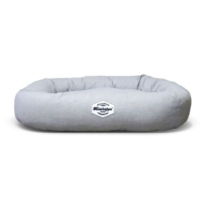Mississippi Made Donut Dog Bed - Cotton Gray
