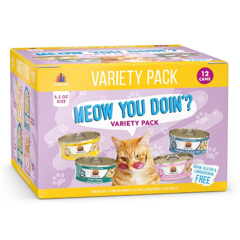Weruva Wet Cat Food - Meow You Doin? Chicken Variety Pack