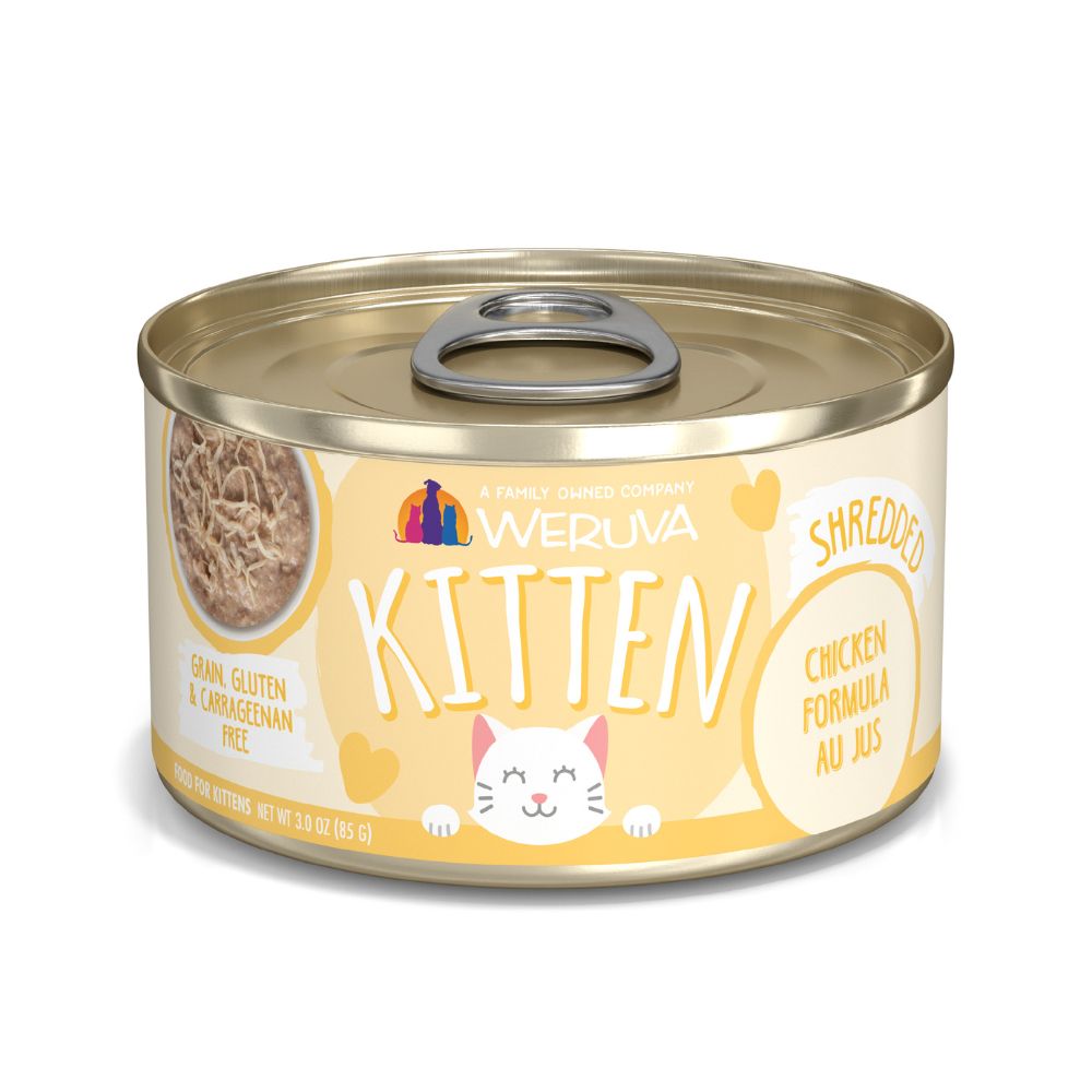 Weruva BFF Wet Kitten Food - Chicken Formula Au Jus-Case of 12