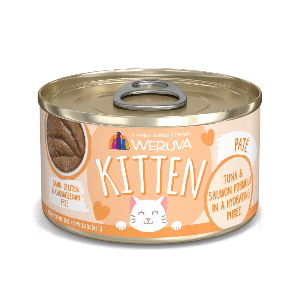 Weruva BFF Wet Kitten Food - Tuna & Salmon Formula in Puree-Case of 12