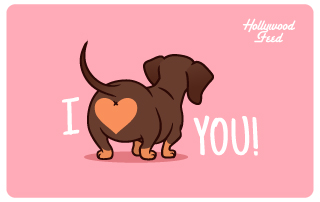 Hollywood Feed eGift Card-I Love You