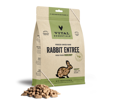 Vital Essentials Freeze Dried Dog Food - Rabbit