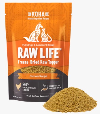 KOHA Raw Life Freeze Dried Raw Topper - Chicken