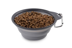 Dexas - Pet Bowl - Grey Travel Bowl