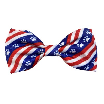 Huxley & Kent Pet Bow Tie - USA Paws & Stripes