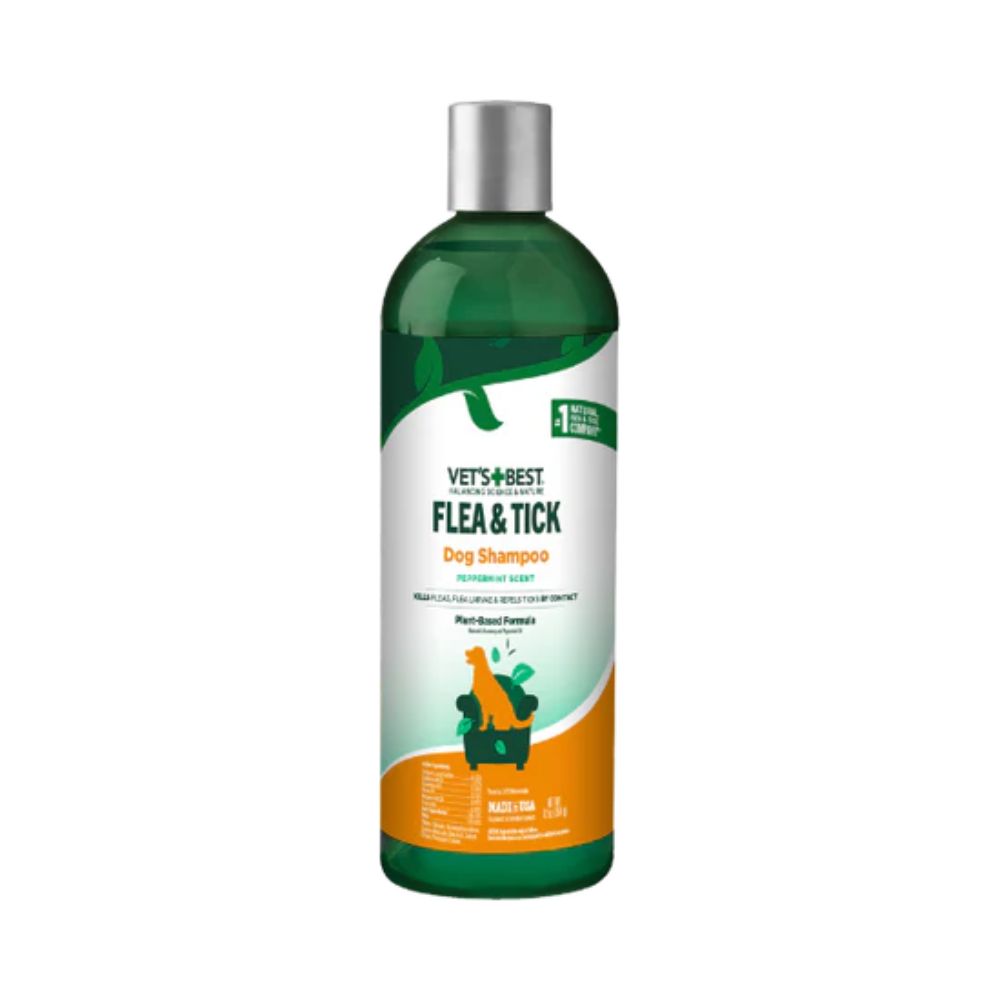 Vet's Best Flea & Tick Advanced Strength Dog Shampoo - Kills Fleas, Flea Eggs & Ticks
