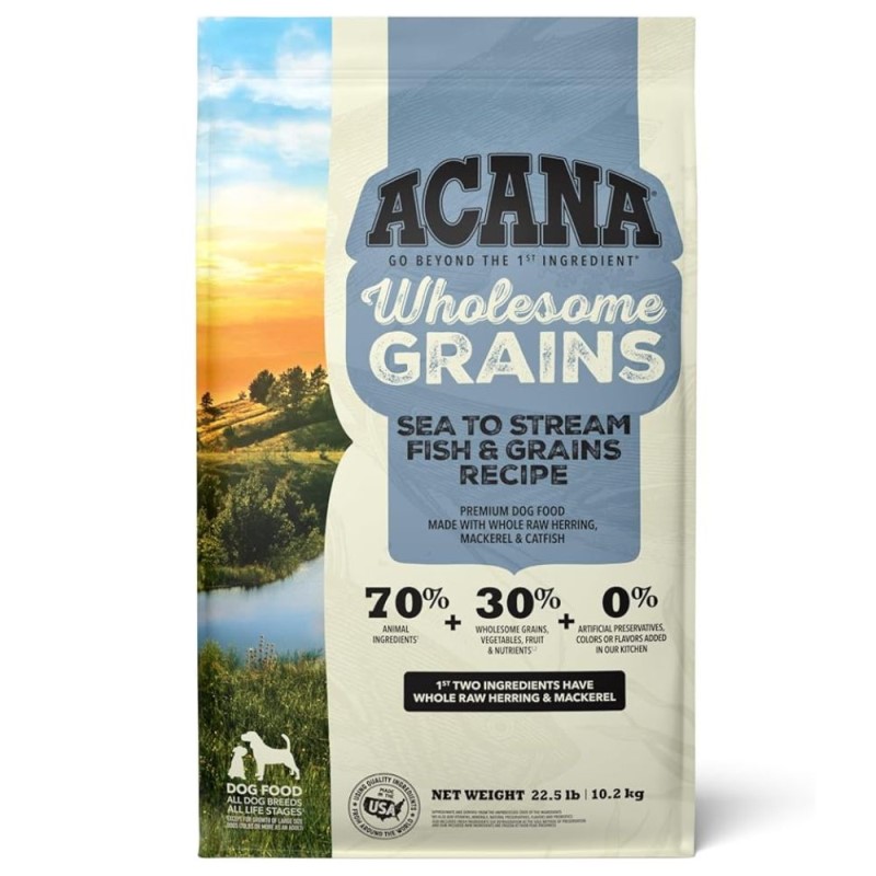 ACANA - Dry Dog Food - Protein Rich with Limited Ingredients - Sea to Stream Fish & Grains Recipe