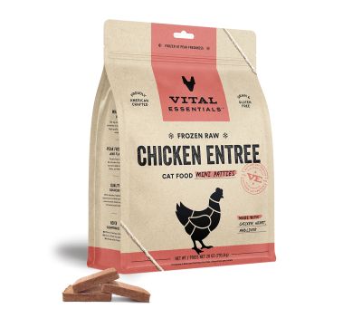 Vital Essentials - Raw Cat Food - Chicken Mini Patties